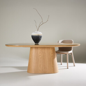 Nohr Ovale Eettafel 'Nateshia' MDF, 200 x 90cm