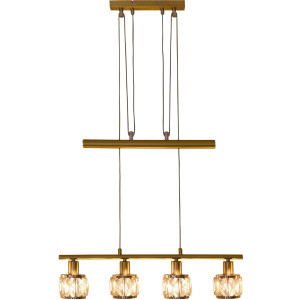 näve Led-hanglamp Josefa Tegenpendel lamp, E14 max. 4W, goud (1 stuk)