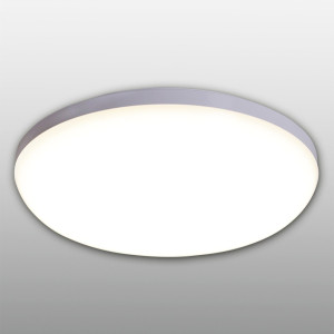 näve Led-plafondlamp Garda wit satijn, kunststof/metaal, ip54