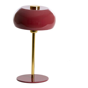 Light & Living Tafellamp 'Surin' 40cm, kleur Bordeaux/Goud