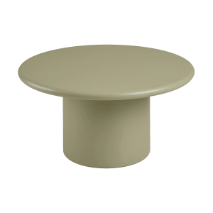 Nelson ronde houten salontafel groen - Ø 80 cm