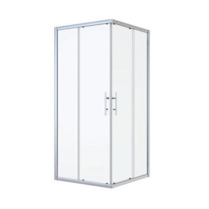 Nemo Start Profi douchecabine - 87x87x195cm - vierkant - 2 schuifdeuren - helder veiligheidsglas 5mm- chroom LXC90G
