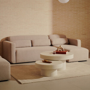 Kave Home Loungebank 'Neom' Links/Rechts, kleur Beige