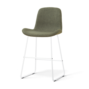 Nino-Fé barkruk forestgroen - wit onderstel - 65 cm