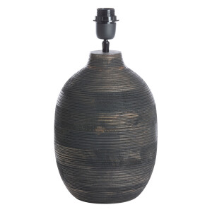 Light & Living Tafellamp 'Khomai' Mangohout, 39cm (excl. kap)