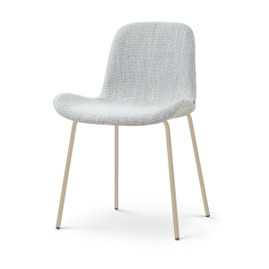 Nora-Fé eetkamerstoel grijs melange - beige onderstel