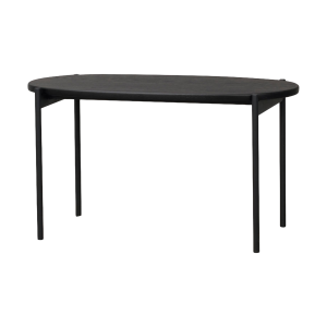 Skye houten salontafel zwart - 80 x 40 cm