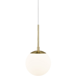 Nordlux Hanglamp Grant Hanglamp, met de mond geblazen glas, messing stijl