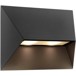 Nordlux Wandlamp voor buiten Pontio Architectonisch ontwerp, verwisselbare gloeilamp, stabiele metalen behuizing (1 stuk)