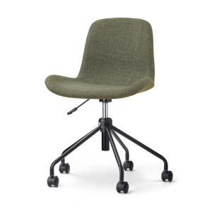 Nout-Fé bureaustoel forestgroen - zwart onderstel