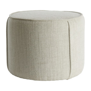 Light & Living Poef 'Domoni' Chenille, kleur Beige