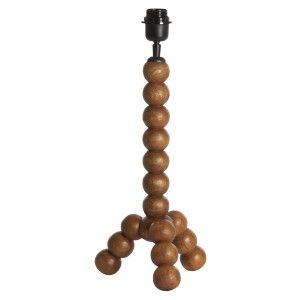 Light & Living Tafellamp 'Veglio' Mangohout, 40cm, kleur Bruin (excl. kap)