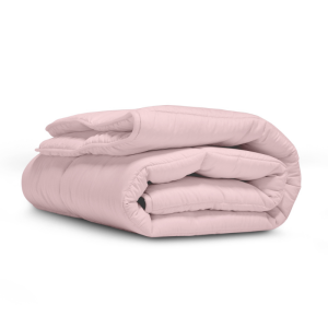 Dekbed Easy Dekbed Stone Washed Roze - Easy - zonder overtrek - 200x200 cm (Tweepersoons) - Zydante - 300 gr per m² - Dekbed-Discounter.nl