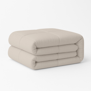 Dekbed Easy Dekbed & Dekbedovertrek in 1 Beige - Easy - zonder overtrek - 200x200 cm (Tweepersoons) - Zydante - 300 Gram per m² -