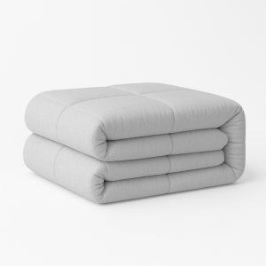 Dekbed Easy Dekbed & Dekbedovertrek in 1 Zilvergrijs - Easy - zonder overtrek - 240x200 cm (Lits-Jumeaux) - Zydante - 300 Gram per m² -
