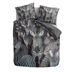 Dekbedovertrek - Savanna Stripes - Tweepersoons (200x200 Cm) - Meerkleurig Microvezel - - Zydante - Dekbed-Discounter.nl