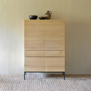 Ethnicraft Opbergkast 'Ligna' Geolied Eikenhout, 162 x 110cm