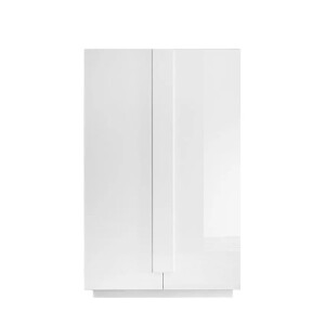Opbergkast Jupiter 121x193 cm hoogglans wit