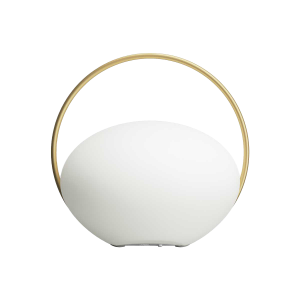 Orbit draagbare LED tafellamp wit - Ø 19,5 cm