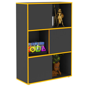Ordnerkast futura 99 cm hoog antraciet