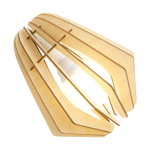 Original S houten lampenkap small - Ø 25 cm