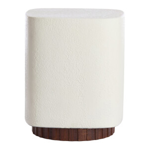 Light & Living Bijzettafel 'Seddon' Teakhout en MDF, 45cm hoog