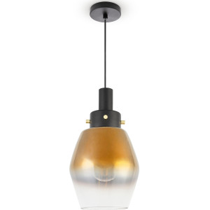 Paco Home Hanglamp DORA Hanglamp pendellamp glas eettafel industrieel vintage E27 modern