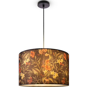 Paco Home Hanglamp Hugo Flower Slaapkamer pendellamp woonkamer bloemen stoffen lampenkap