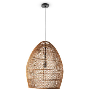 Paco Home Hanglamp VIHMA Rattan pendellamp eettafel lamp natuurlijk LED Boho rustiek E27