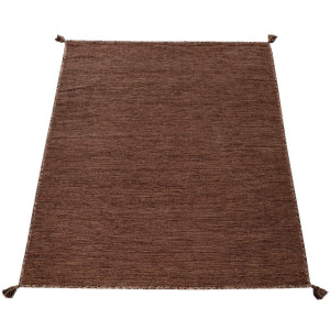 Paco Home Vloerkleed Kilim 210 Handgeweven, platweefsel, puur katoen, met de hand geweven, unikleurig