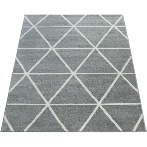 Paco Home Vloerkleed Stella 401 Kortpolig, pastelkleuren, ruitontwerp, Scandinavisch patroon, klantenfavoriet