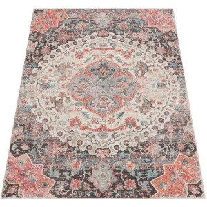Paco Home Vloerkleed Torres 271 Korte pool, oriënt-look, vintage-design, geschikt voor binnen en buiten