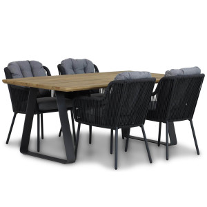 Santika Tendenza/Palta 180 cm dining tuinset 5-delig