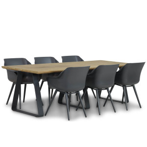 Hartman Sophie studio/Palta 240 cm dining tuinset 7-delig