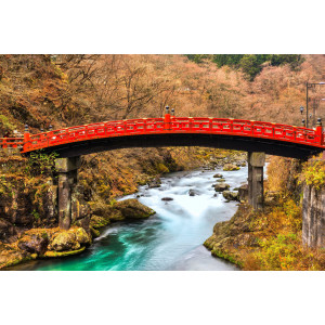 Papermoon Fotobehang Nikko Sacred Shinkyo Bridge