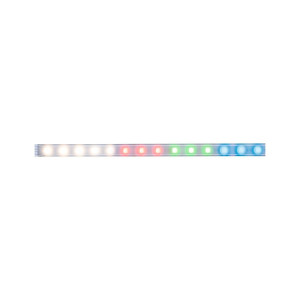 Paulmann Led-strepen MaxLED 500 Strip 1m IP44 Cover 3000K 12W 24V Zilver Kunststof (1 stuk)