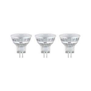 Paulmann Led-verlichting 3-pack glasreflector GU4 184lm 1,8W 2700K 12V