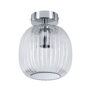 Paulmann Plafondlamp Ruya IP44 E14 230V max. 20W Glas, Chroom (1 stuk)