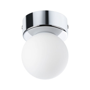 Paulmann Plafondlamp Selection Bathroom Gove IP44 max. 1x20W Satin, Glas/Metaal (1 stuk)