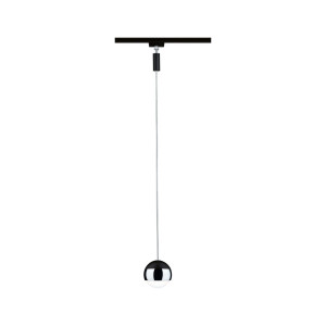 Paulmann Railsysteem-lampen URail Hanglamp Capsule II 440lm 6,3W 4000K 230V Chroom mat, Chroom (1-delig)