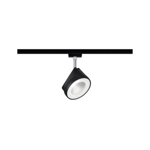 Paulmann Railsysteem-lampen URail rail spot Arena 860lm 14W 4000K 230V Zwart mat, Chroom (1-delig)