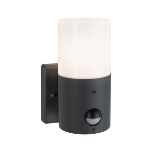 Paulmann Wandlamp voor buiten Tubs IP44 rond 105x130mm max. 15W 230V Grijs mat Metaal, Kunststof (1 stuk)