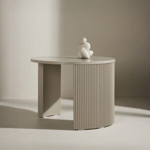 Nohr Ronde Salontafel 'Phallon' 60cm, kleur Beige