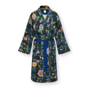 Pip Studio Naomi kimono met print en strikceintuur