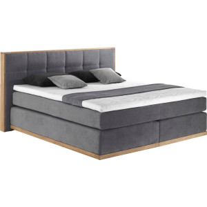 Places of Style Boxspring Vinton van massief eiken, verschillende hardheden (ook h4) (5-delig)