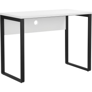 Places of Style Bureau Moid Computertafel, kabeldoorvoer, metalen slede, breedte 100 cm