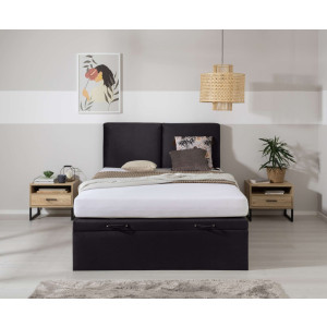 Places of Style Gestoffeerd bed Barete optioneel met matras