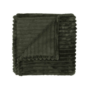 Plaid Teddy Rib - Groen - Dekbed-Discounter.nl