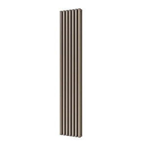 Plieger Siena designradiator verticaal dubbel 1800x318mm 1096W zandsteen 7253167