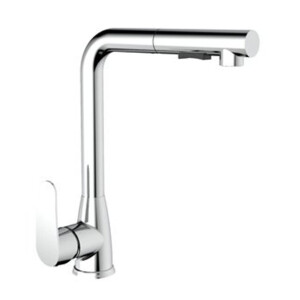Plieger Vand keukenkraan met uittrekbare uitloop chroom N2041502